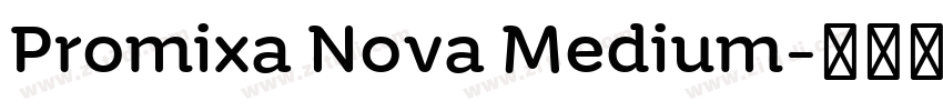 Promixa Nova Medium字体转换